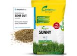 Greenyp® Sunny I Tappeto Erboso Secco Resistente Alla Siccità I 5 Kg Per 200 M² I Seme Di Erba Seme Di Prato Seme Di Prato Risemina Di Erba A Rapida Germinazione