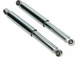 Bestprice Set Ammortizzatori Chiusi Cromati - 310Mm Classici Compatibili Con Ciclomotore / Ciclomotore Universale