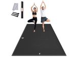 Tappetino Da Allenamento Vevor, Tappetino Da Yoga Antiscivolo Ad Alta Densità, Tappetino Da Allenamento Per Uomini E Donne, Tappetino Da Fitness E Da Allenamento Con Borsa E Cinghia Di Trasporto, Per Tutti I Tipi Di Yoga A Casa, Pilates E Allenamento A Terra (3 X 1,8 M)