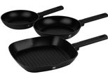Set Di Pentole Berlingerhaus Con Superficie In Titanio 3 Pezzi Collezione Nero Opaco BH-8196