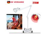 Lampada A Infrarossi 275W Lampada Terapeutica Lampada A Infrarossi Lampada Di Calore Luce Rossa Con 4 Ruote