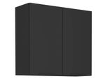 Mobile Cucina Superiore Saju - Larghezza 80 Cm, Nero