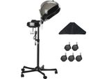 Vevor Vapore Professionale Per Capelli A Condizionamento Profondo, Vaporizzatore Ionico Per Capelli Da 11,81 Pollici Con Cuffia E 2 Modalità, Vaporizzatore Per Capelli In Piedi Regolabile In Altezza Con Timer, 5 Ruote (2 Bloccabili) Per Salone, Casa E Spa
