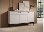 Cassettiera Cashmere 153,5 Cm Con Gambe Nere - Design Moderno