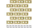 Set Di Lame Per Tosaerba Robot Wiltec In Titanio 36 X 18 Mm - 18 Pezzi - Lame Per Tosaerba Robot, Lame Di Ricambio Per Tosaerba Compatibili Con Vari Modelli