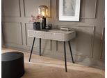 Toilette Cashmere Mdf Con Gambe Nero/Oro 103X49X80 Cm