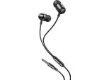 Cuffie Cablate Con Jack Da 3,5 Mm In Nero In-Ear Da 1,2 M