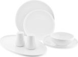 Set Di Stoviglie Da 27 Pezzi In Bianco Servizio Da Tavola Per 6 Persone In Porcellana