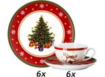 Hutschenreuther Happy Wintertime Kaffeeset 18-Tlg./Kombi 02488-727470-28429