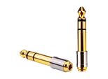 Adattatore Audio Jack Da 3,5 Mm Presa Aux In A Spina Da 6,35 Mm Accoppiamento