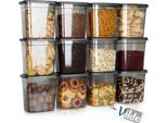 Contenitore Vilde Per Alimenti Sfusi Con Coperchio Contenitore 1,85 L 12 Pz.