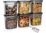 Contenitore Vilde Per Alimenti Secchi Con Coperchio Contenitore Da 1,85 L 6 Pz.