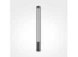 Lampada Da Terra A Led, Luce Per Esterni, Grafite, Metallo, IP65, H 150 Cm