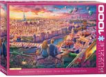 Puzzle Da 1000 Pezzi Paris Rooftop Sopra I Tetti Di Parigi