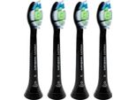 Philips Sonicare Testine Per Spazzolino HX6064 Nero 4 Pezzi Diamond Clean