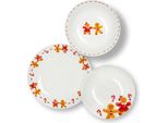 Set Di Stoviglie Excelsa 18 Pezzi Ginger Boy&Girl In Porcellana Colorata