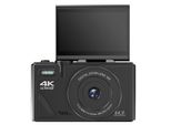 Fotocamera Digitale Zelurxx, Fotocamera Per Bambini Da 64 Gb, Per Principianti, 3,0 Pollici, 64 Mp, Wifi, Zoom 18X, Per Viaggi E Vlogging, Nero