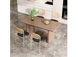 Flieks Sedie Da Pranzo In Rattan Set Di 4, Sedie Da Cucina Sedia Da Pranzo Con Gambe In Metallo, Sedie Da Sala Da Pranzo Sedia Da Soggiorno Con Rivestimento In Pu, Nero