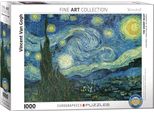 Puzzle Da 1000 Pezzi - Puzzle - Vincent Van Gogh - Notte Stellata + Accessori Per Puzzle
