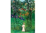 Puzzle Da 1000 Pezzi - Puzzle - Henri Rousseau - Donna Nella Giungla + Cornice In Alluminio Per Puzzle Da 1000 Pezzi