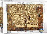 Puzzle Da 1000 Pezzi - Puzzle - Gustav Klimt - L'albero Della Vita + Cornice In Alluminio Per Puzzle Da 1000 Pezzi