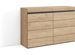 Cassettiera, 114X35X75Cm, Camera Da Letto, Con Stoccaggio, Rovere