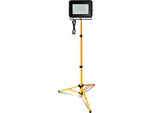 Jayseuw 30W Led Faro Da Costruzione Proiettore Treppiede Proiettore Da Esterno Luce Da Lavoro Faro Da Costruzione IP66 Impermeabile Bianco Caldo