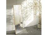 Specchio A Figura Intera Proximax 150X40 Cm - Specchio A 3 Vie Come Specchio Da Appoggio, Da Parete E Da Toeletta, Oro