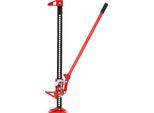 Martinetto Costway 3T, Martinetto Multiuso Ad Alto Sollevamento, Verricello A Bastone Per Fuoristrada 112 Cm, Martinetto A Cremagliera, Martinetto Agricolo Per Veicoli Fuoristrada, Suv, Atv, Auto