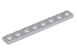 Piastra Lego® 1X8 3460 - 10 Pezzi Grigio Chiaro Bluastro