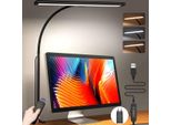 Lampada Da Tavolo A Led Da 40 Cm Morsettibile 3 Temperature Di Colore Dimmerabile Protezione Degli Occhi Lampada Da Tavolo Regolabile Con Telecomando E Timer