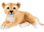 Brubaker Peluche Leonessa - Leone Di Peluche Di 30 Cm - Peluche Per Bambini Grande Gatto Sdraiato - Peluche Per Bambini, Marrone