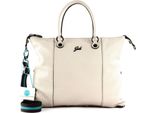 Gabs Pelle Borsa A Tracolla G3 Plus Tg Bull Black Shoulder Bag Stone Avorio