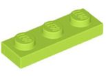 Piastra Lego® 1X3 3623 - 1 Pezzo Lime