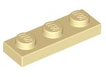 Piastra Lego® 1X3 3623 - 1 Pezzo Beige