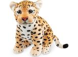 Brubaker Leopardo - Peluche Da 30 Cm - Peluche Per Bambini - Peluche Per Gatti Grandi - Peluche Per Bambini, Marrone