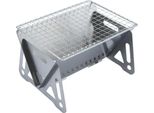Barbecue Portatile Pieghevole In Acciaio Inox Per Campeggio E Picnic - Barbecue Pieghevole Per Esterni, 397 G - Portogrill