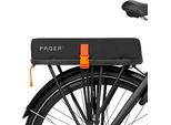 Copribatteria Per Bici Elettrica O E-Bike, Copertura Protettiva Per La Batteria Del Portapacchi Della Bici Elettrica - Nero