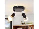 Zmh Faretto Da Soffitto Led Lampada Da Cucina GU10 - Lampada Da Soffitto 2 Fiamme Rotonde Lampada Da Camera Da Letto Lampada Da Corridoio 350° Luce Da Soffitto Per Cucine Soggiorni Senza Lampadine