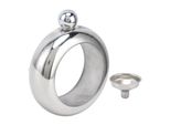 Bracciale A Fiaschetta, Bottiglie Di Vino In Acciaio Inox, Regalo Per Il Trasporto Di Bevande Con Imbuto, 100 Ml