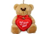 Orsetto Con Cuore Ich Liebe Dich Orsetto Di Peluche Marrone 25 Cm