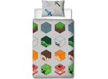 Set Di Biancheria Da Letto Per Letto Singolo Minecraft - Set Di Biancheria Da Letto Singolo Per Piccoli Costruttori