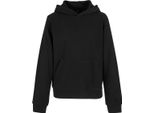 Urban Classics Girls Felpa Con Cappuccio Oversize In Spugna Leggera Nera - 134/140