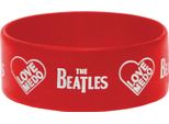 The Beatles - Bracciale In Silicone "Love Me Do"" RO6885 (Taglia Unica) (Rosso)"