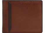 Fossil Portafoglio Huntington Bifold With Flip Id Medium Brown Marrone