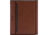 Fossil Portafoglio Huntington Trifold Medium Brown Marrone