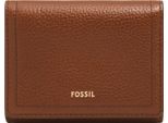 Fossil Portafoglio Logan Trifold Medium Brown Marrone