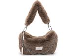 Suri Frey Borsa A Tracolla Borsa A Tracolla Claudy Hobo Bag Darktaupe Grigio Talpa