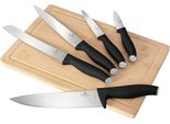 Berlingerhaus Set Di Coltelli Con Tagliere 6 Pezzi Collezione Nero Opaco BH-2964