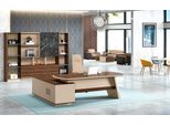 Set Completo Di Scrivanie Per Ufficio Mobili Da Ufficio In Legno Marrone